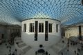 The British Museum, London. This works partially because I was able to hold the camera straight while taking the picture from the second floor.